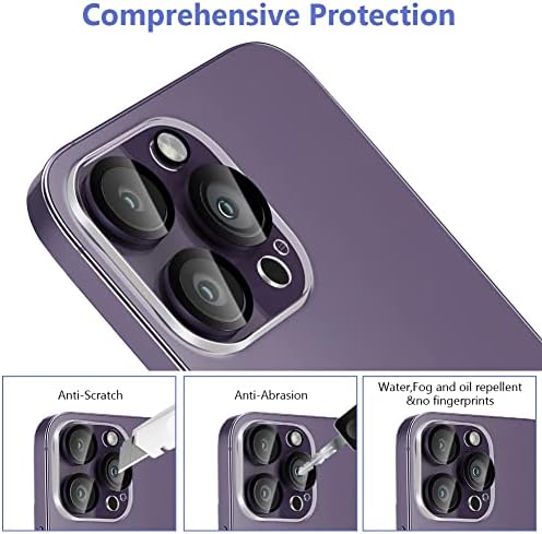 Защитно фолио за обектива на камерата AXFEE за iPhone 14 Pro 6,1 / iPhone 14 Pro Max 6,7, филм за обектив от закалено