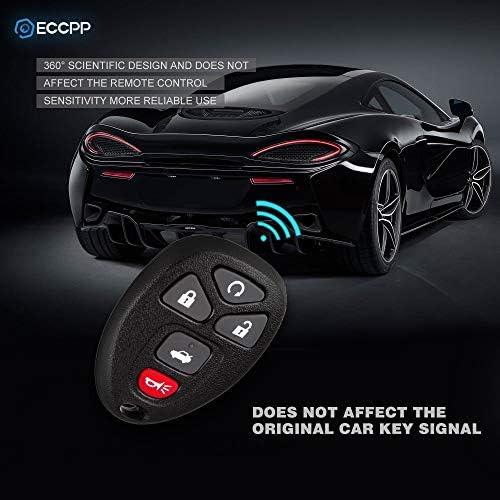 ECCPP 1X Взаимозаменяеми Кола Ключодържател с дистанционно управление без ключ (калъф) за Chevy Malibu/Cobalt за Buick