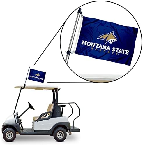 Пилон за голф-кара Montana State Bobcats и Скоба За закрепване на Притежателя на