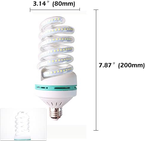Спирала led лампа с мощност 30 W, led царевица крушки E26/E27 (еквивалент на лампи с нажежаема жичка с мощност 250