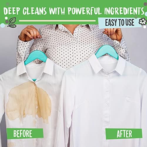 Еко-Листове за пране на дрехи - 80 сваляния почистващ препарат на прах за пране на бельо - на Липсата на пластмасови делви,