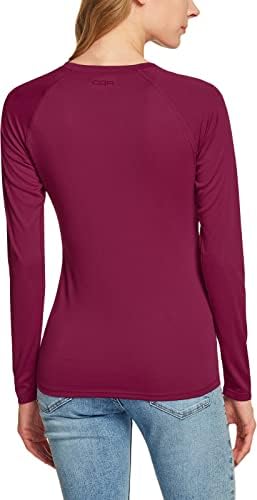 Женска тениска CQR UPF 50 + С дълъг Ръкав За защита От ултравиолетови лъчи и Слънцето, Хладни и Сухи Спортни Ризи За Разходки На Открито