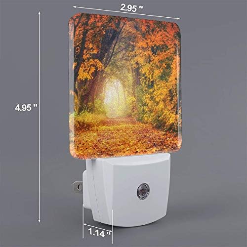 TJNMU Есента Автоматично Нощно Осветление Лампи малка странична Масичка за Спални-3125