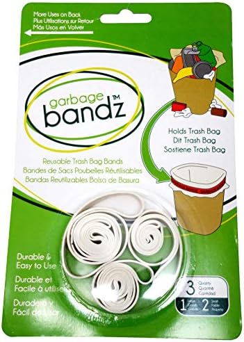 За многократна употреба Разтеглив Дъвка Garbage Bandz За Боклуци кошчета, 1 пакет (3 броя)