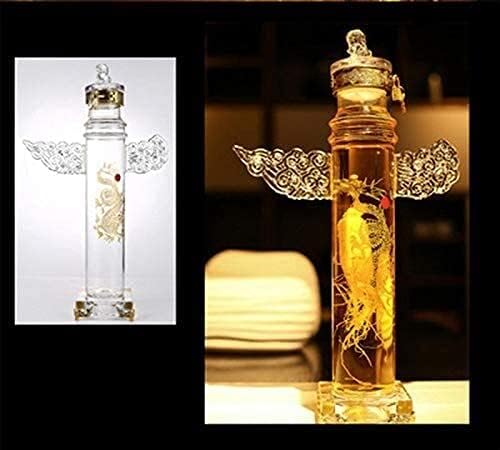 Гарафа за уиски Набор от графинов за уиски, порцелан гарафа под формата на дракон за мъже, Високо боросиликатное стъкло
