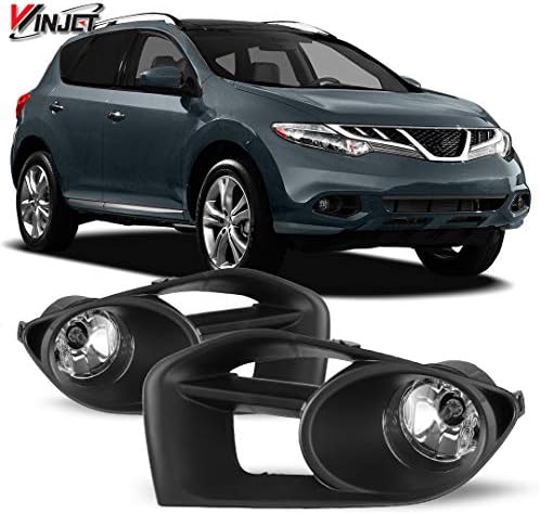 Winjet е Съвместим с [2011 2012 2013 2014 Nissan Murano] фарове за мъгла фарове, светлини + Ключ + Комплект кабели
