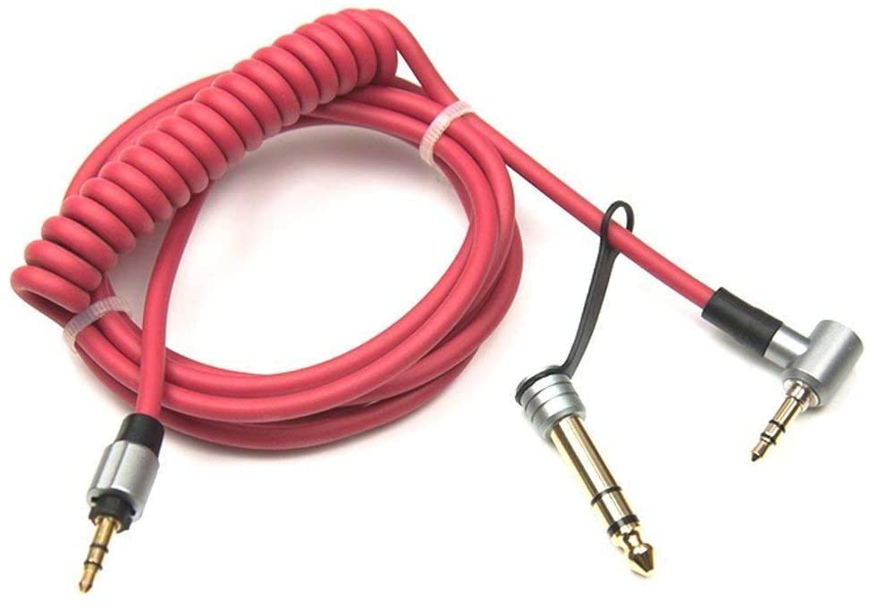 Преносимото Aux кабел 3.5 мм и 6,5 мм Допълнителен Удължител, Съвместим със Слушалки Beats by Dr Dre Solo Studio