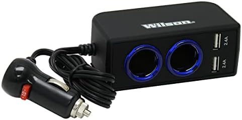 Wilson 3052224USBBL 12-Волтов Dual USB адаптер с 3-Футовым кабел