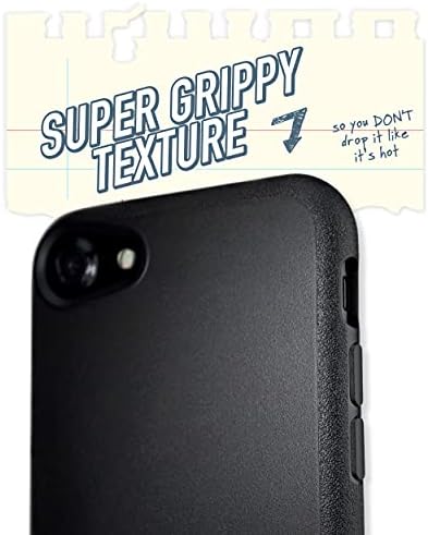 Стилен тънък калъф за iPhone SE - Gripmunk [Easy + защитен] Тънък калъф за Apple iPhone SE 2022/2020 и iPhone 7/8