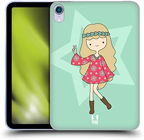 Дизайн на своята практика за главата Момичета-хипи, Жени-юноши, Мек Гелевый Калъф е Съвместим с Apple iPad Mini (2021)