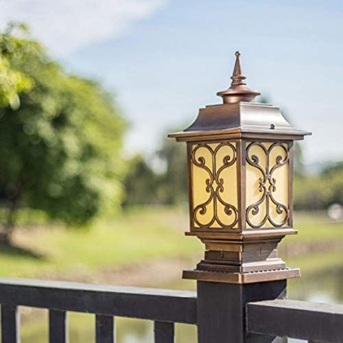 TJLSS на дебелото черво Лампа Открит Водоустойчив Градински Лампа Европейски Стил, с монтиран на стената Лампа Градина