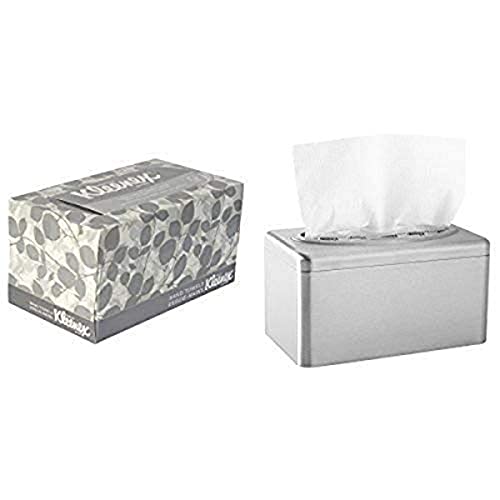 Калъф за кърпи Kimberly-Clark's хартиени кърпички от неръждаема стомана в опаковка от 2 теми С 18 и с малко пари за 1-слойных