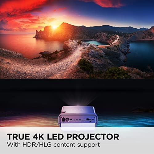 Кратко led проектор ViewSonic X11-4K True 4K UHD с висока яснота на картината, регулиране на ъгъла на наклона, Wi-Fi,