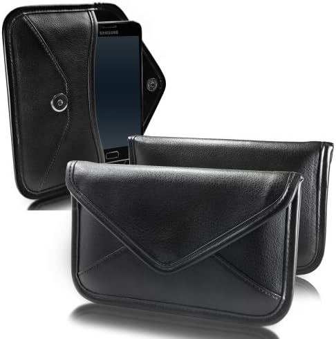 Калъф BoxWave, който е Съвместим с Honor 8 Pro (Case by BoxWave) - Луксозни Кожена чанта-месинджър, дизайн своята