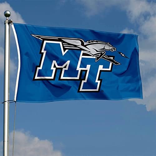 Голям Флаг колеж на Университета MTSU щата Среден Тенеси Blue Raiders Голям Флаг колеж на Университета MTSU