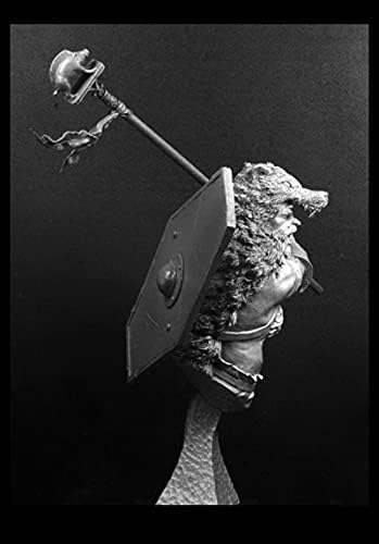 ETRIYE 1/10 Модел Бюст на Героя От смола на Средновековния Германския Самурай, Монолитен под налягане Модел