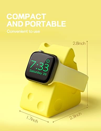 Поставка за зарядно устройство ELETIUO Сирене за Apple Watch Серия 49/45/44/42/41/40/38 мм iWatch Ultra/8/SE2/7/6/ СЭ/5/4/3/2/1,