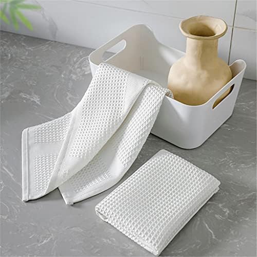 ZYJBM 5шт Кърпа За Полиране на Съдове от Микрофибър Бяло Специална Кърпа За Миене на Домакински Кърпа За Почистване на